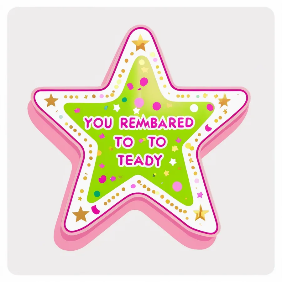 Sticker: fed yourself like a champion